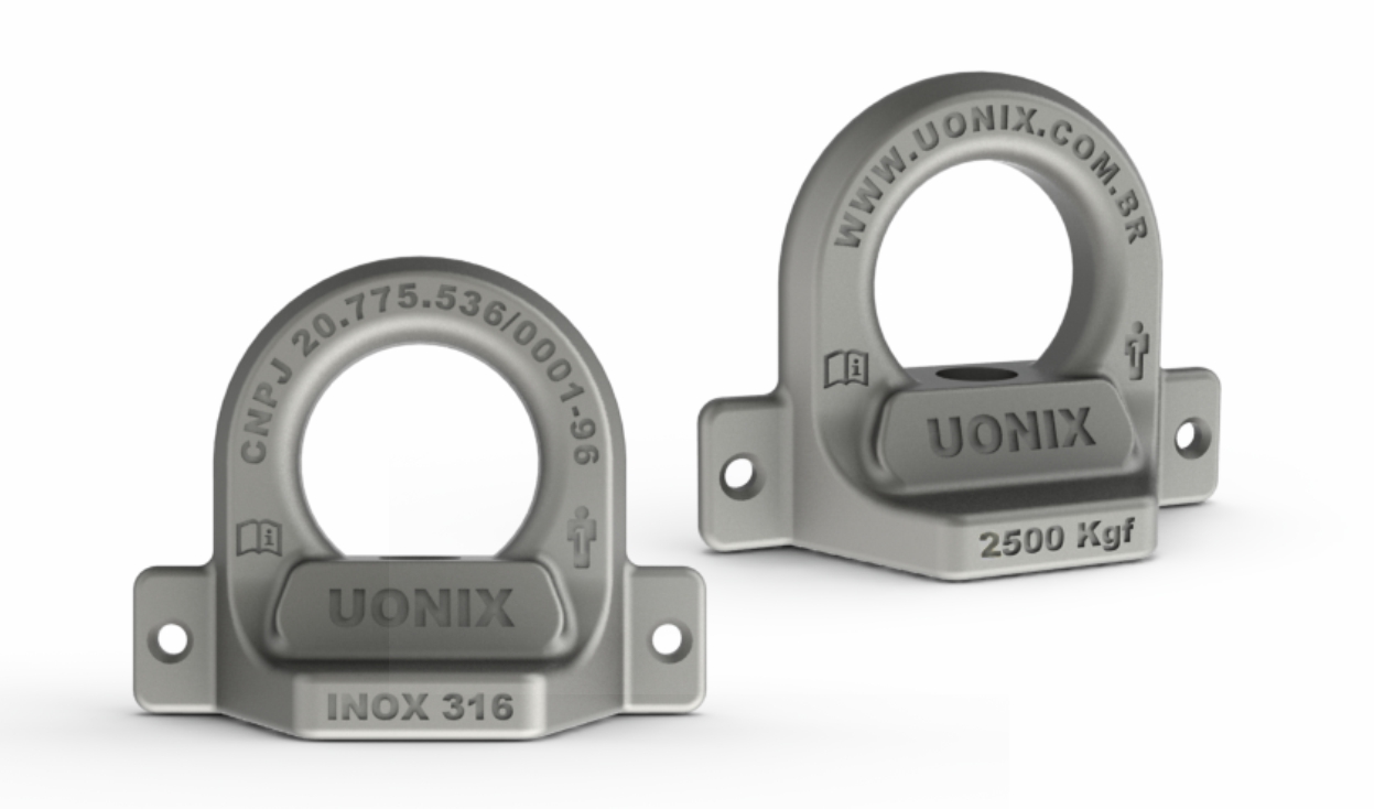 Olhal de ancoragem inox 316 modelo 277 Uônix