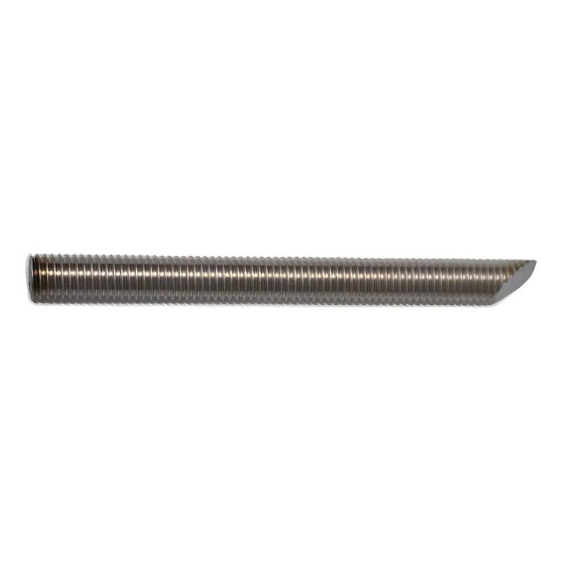Barra Roscada Inox 304 com Chanfro 10 Chanfro de 45° da barra roscada inox 304