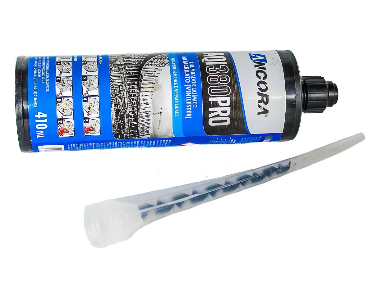 Chumbador Químico AQI380 PRO 10 Chumbador químico AQI 380 PRO para concreto