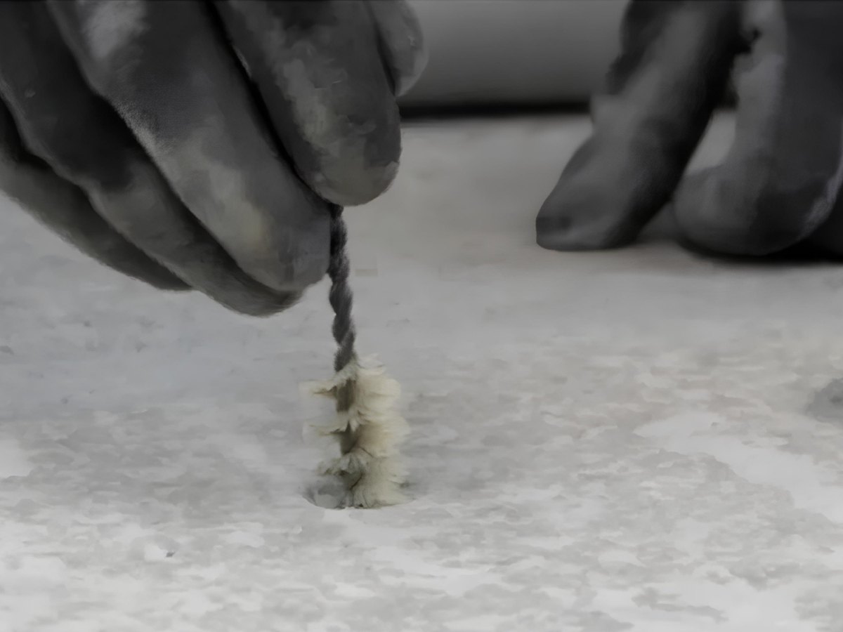 Escova de Nylon PQ 9 Operador realizando limpeza de furo de concreto com escova de nylon Uônix