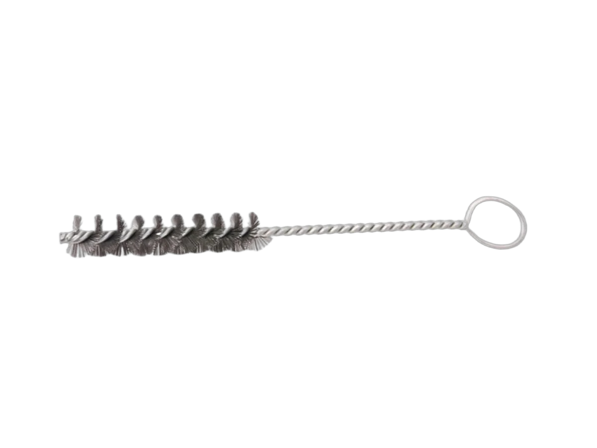 Escova de Nylon PQ 8 Detalhe aproximado das cerdas da escova de nylon