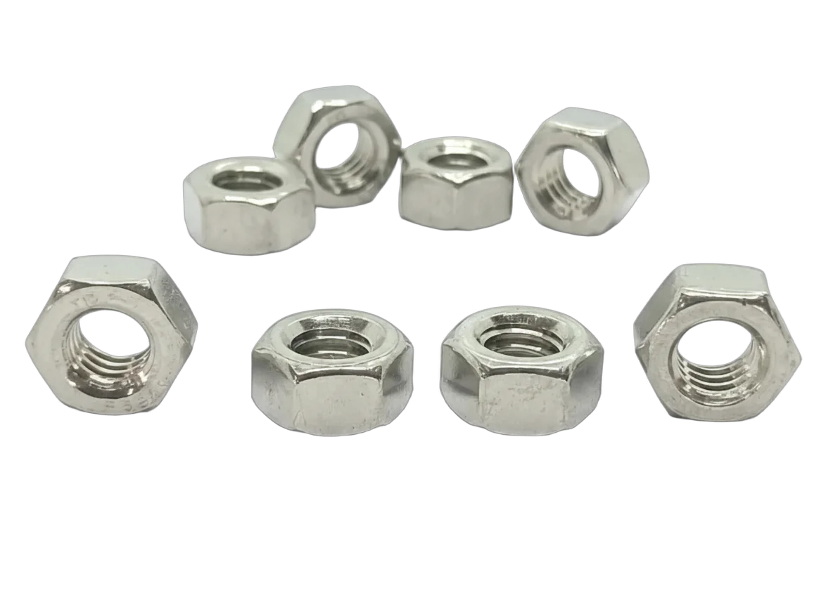 Porca Sextavada Inox 304 8 Porca sextavada zincada para fixação